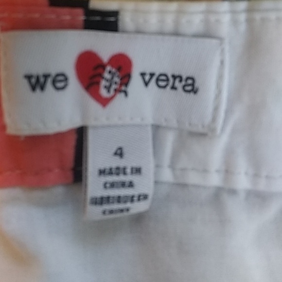 We Vera fully lined cotton striped skirt with side - Picture 6 of 8